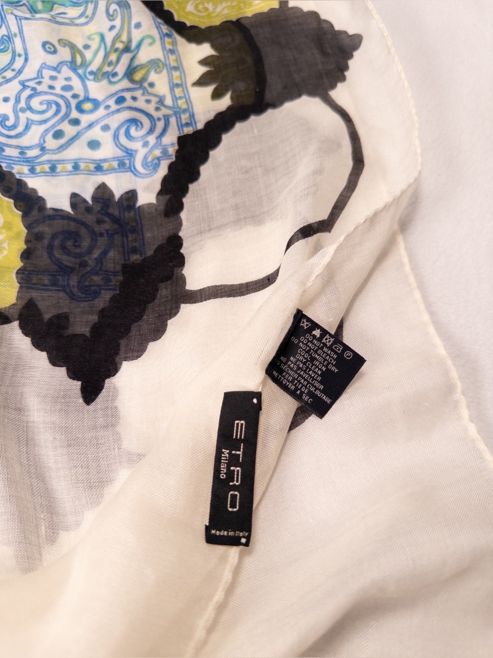 Etro Milano Designer Italian Scarf